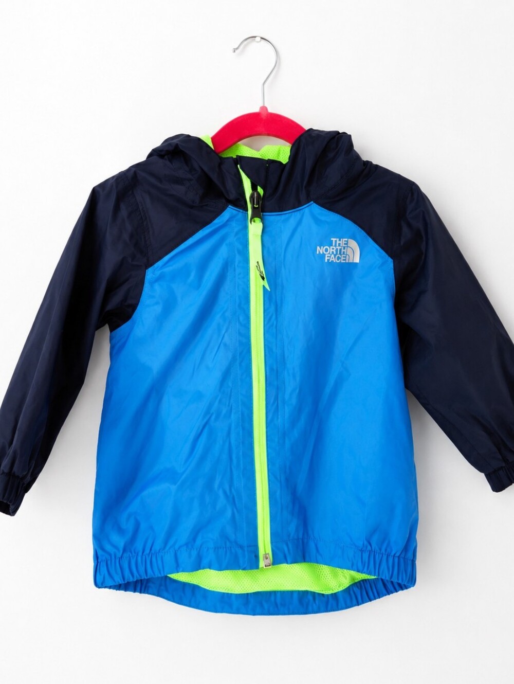 The North Face Baby Boy Blue Green Light Windbreaker Jacket 6-12 Months